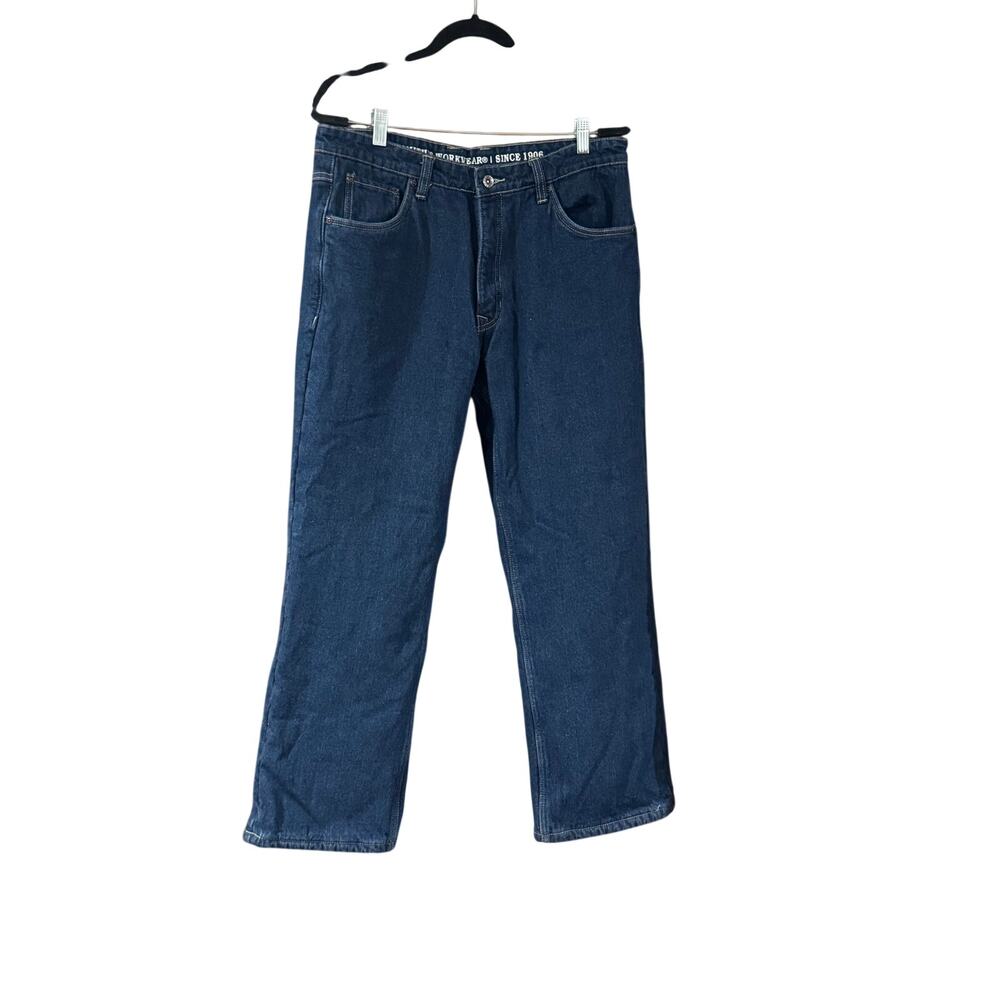 Smith’s Workwear Fleece Lined Jeans Men 36x30 Actual 28.5 Inseam Winter Workwear